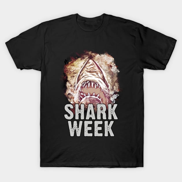 Shark Week T-Shirt by Naumovski